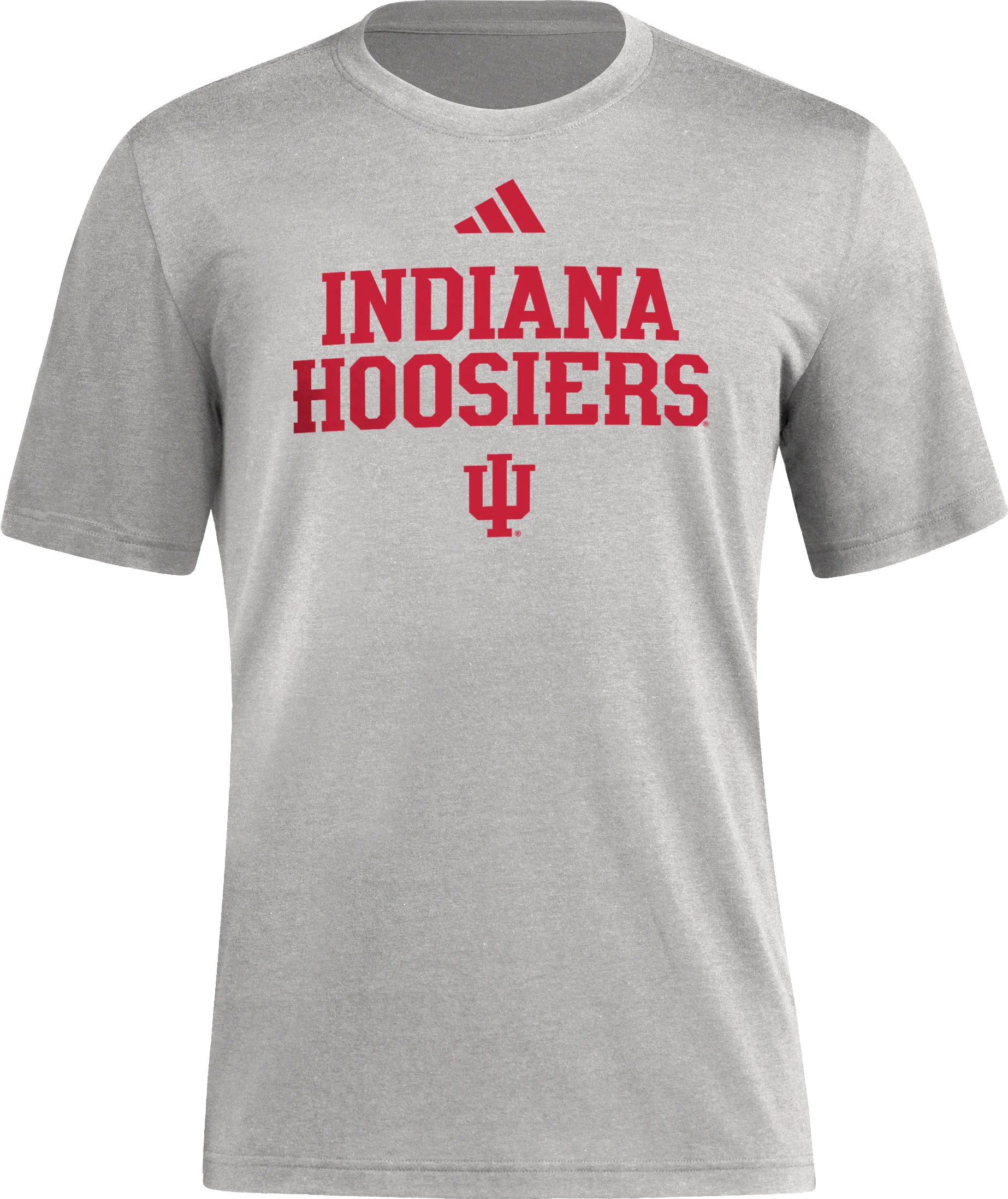 Indiana Hoosiers Adidas Short Sleeve Grey T-Shirt
