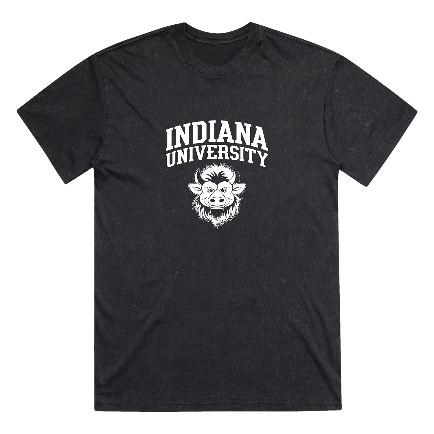 Indiana Hoosiers Hoosier the Bison Head Stone Washed T-Shirt