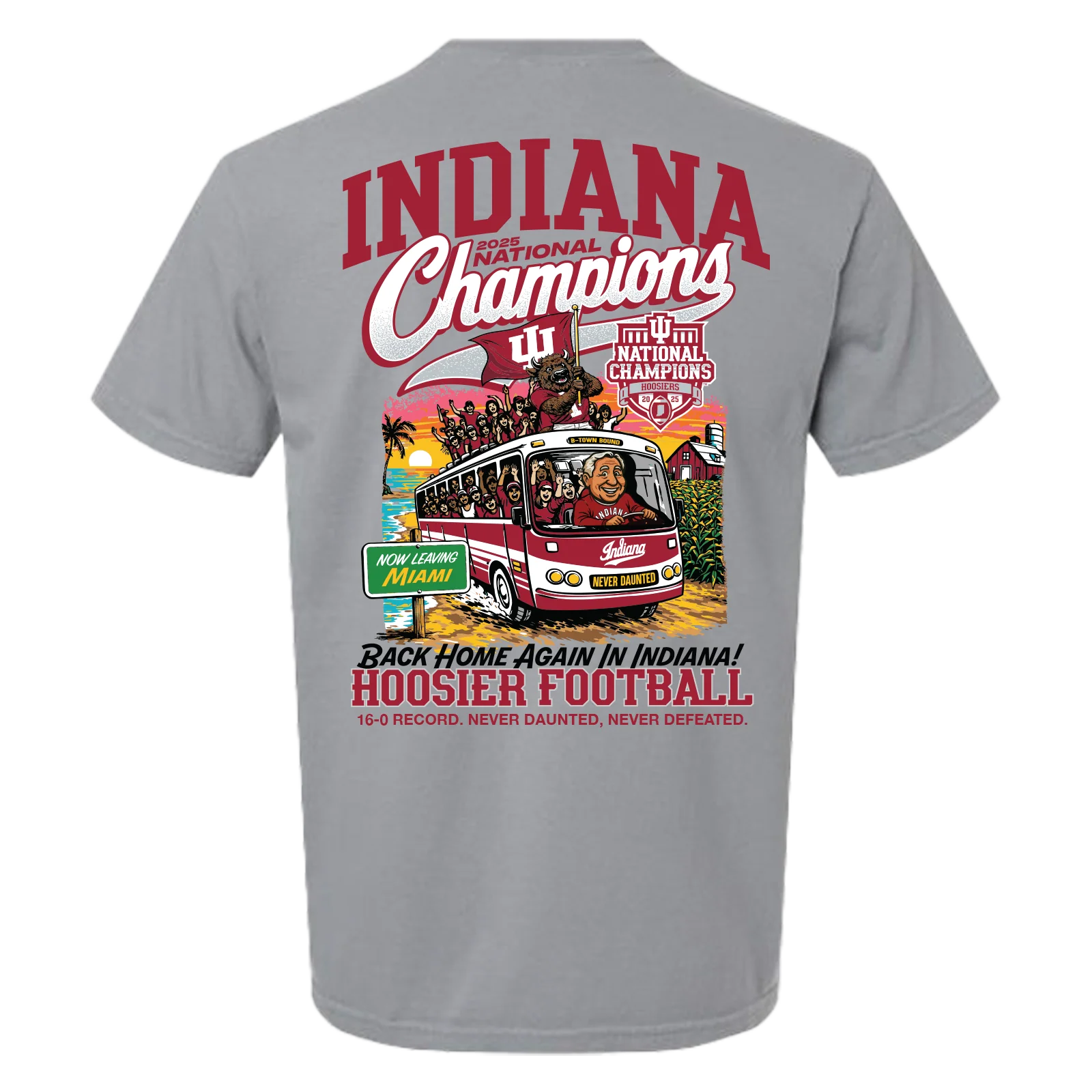 Indiana Hoosiers Back Home Again National Champ T-Shirt