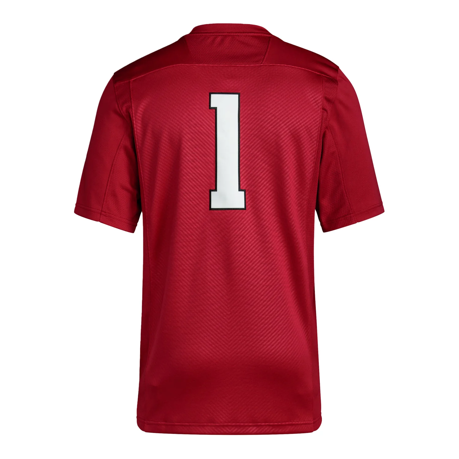 Indiana Hoosiers Adidas Football #1 Premier Crimson Jersey - Image 2