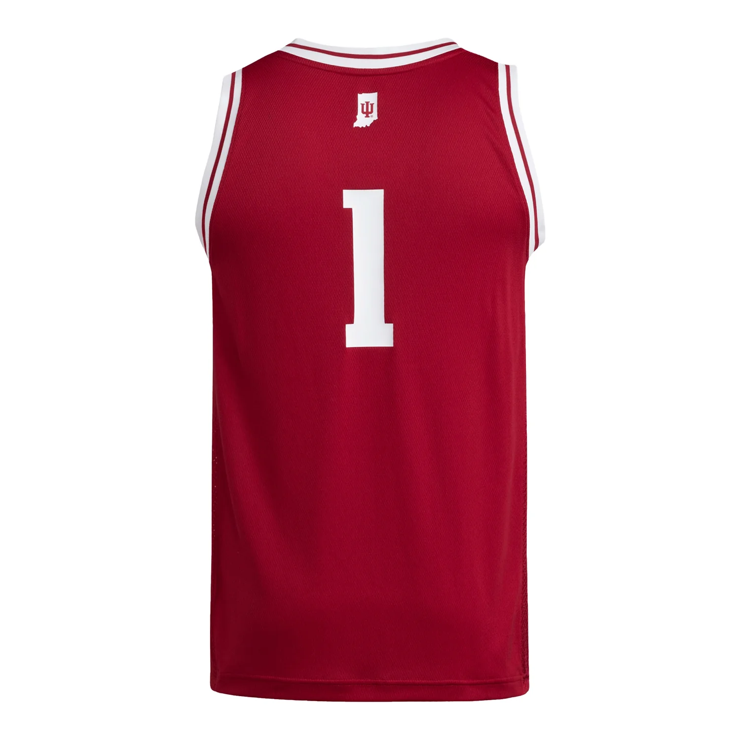 Indiana Hoosiers Adidas Basketball Swingman #1 Crimson Jersey - Image 2