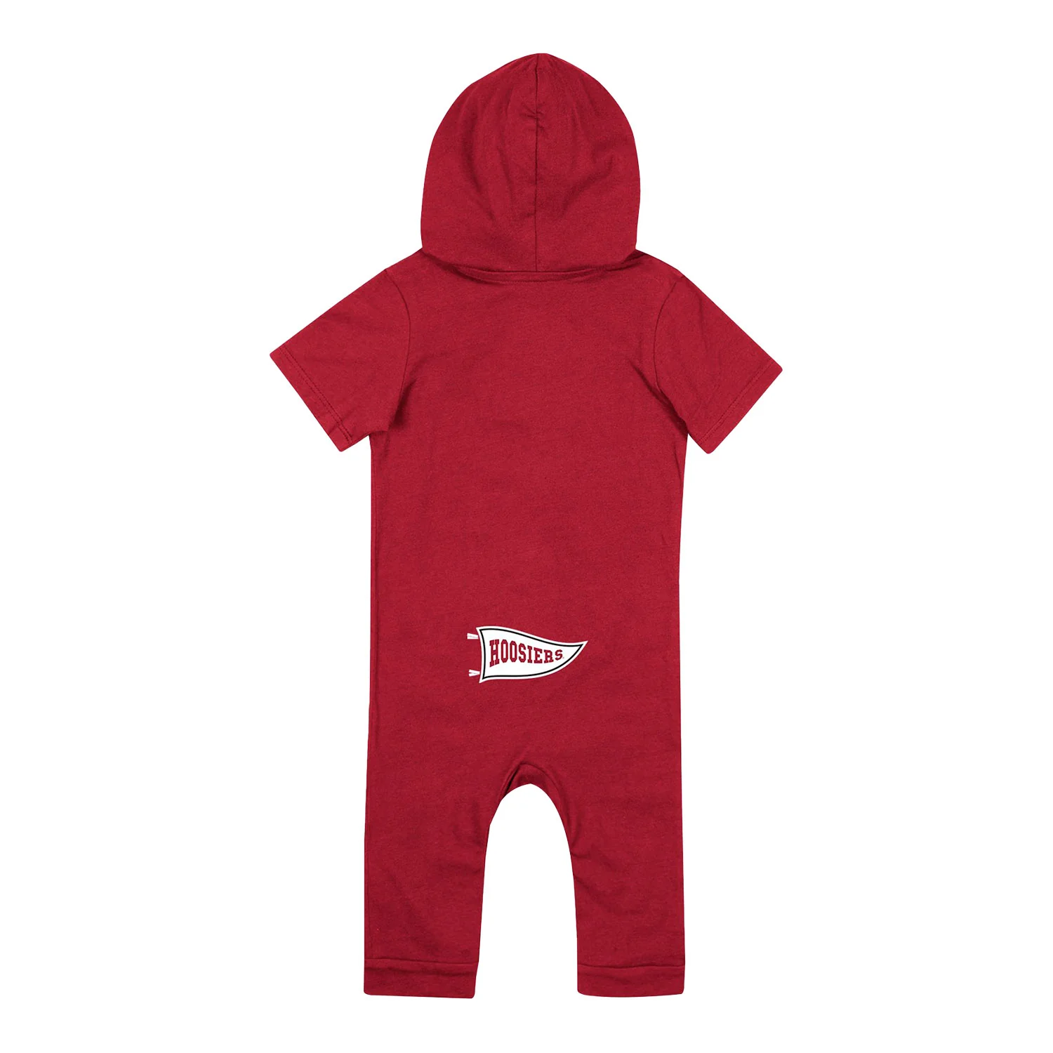 Infant Indiana Hoosiers Keyboard Crimson and White Romper - Image 2