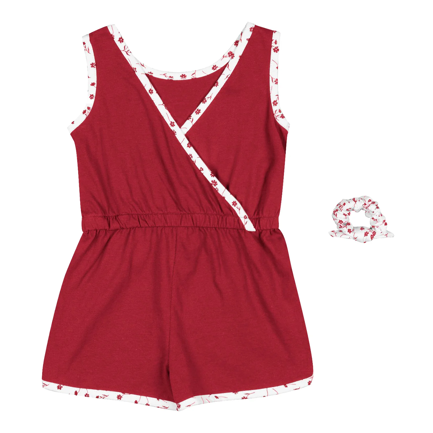 Girls Indiana Hoosiers Scoops Ahoy Crimson Romper - Image 2