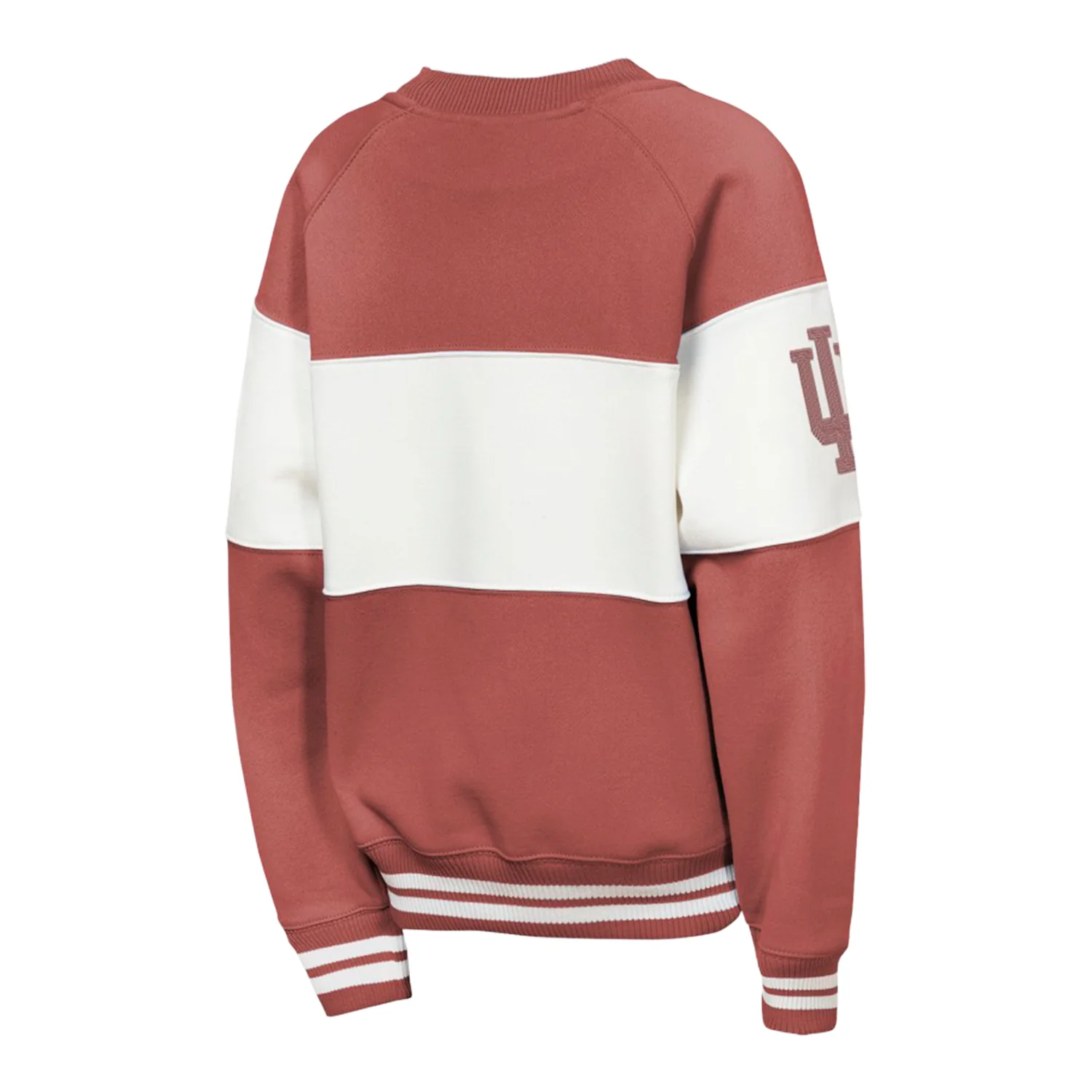 Indiana Hoosiers Youth Color Blocked Crewneck - Image 3