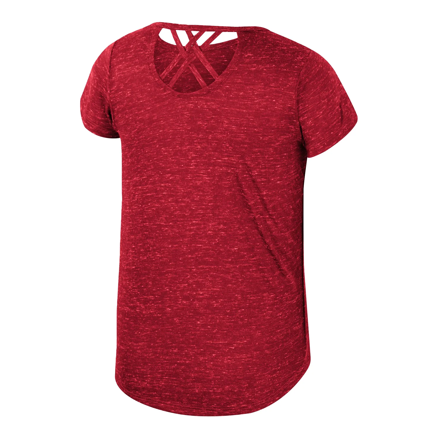 Girls Indiana Hoosiers Star Court Crimson T-Shirt - Image 2